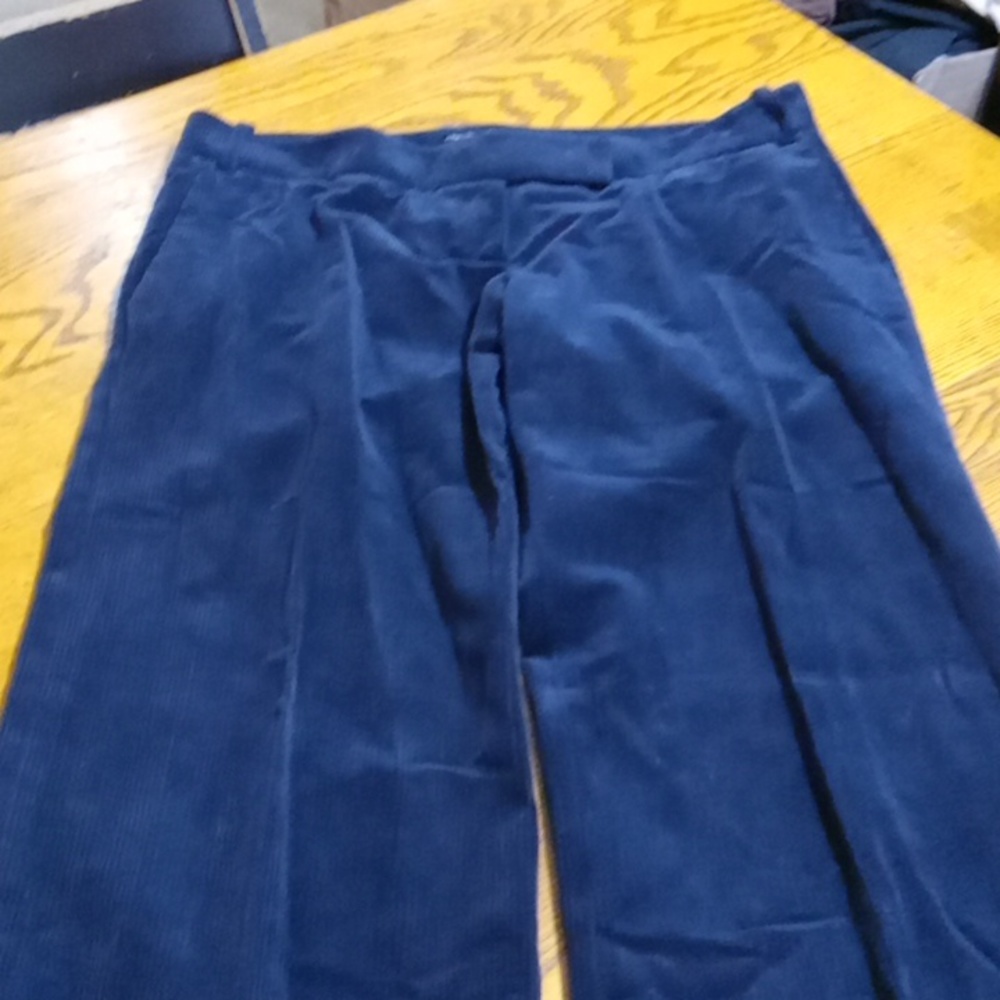 FRENCH CONNECTION 8 Women's Pants CORDUROY PREOWNED USED Navy Blue